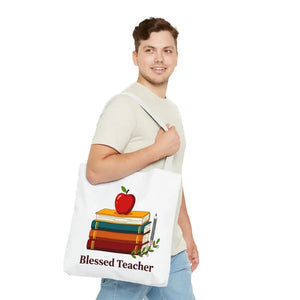 Blessed Teacher Tote Bag — All-over Print Gift - Bags