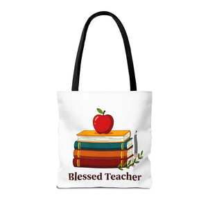 Blessed Teacher Tote Bag — All-over Print Gift - Bags