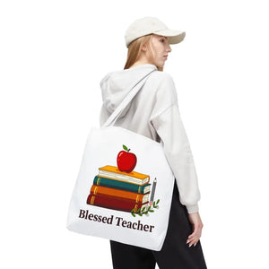 Blessed Teacher Tote Bag — All-over Print Gift - Bags