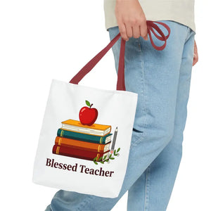 Blessed Teacher Tote Bag — All-over Print Gift - Bags