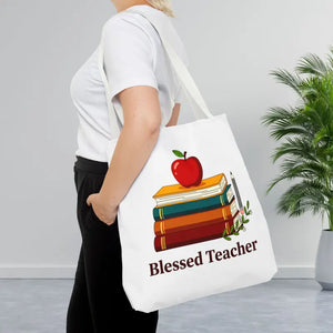 Blessed Teacher Tote Bag — All-over Print Gift - Bags