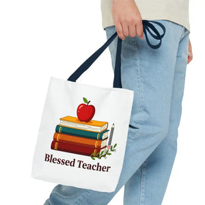 Blessed Teacher Tote Bag — All-over Print Gift - Bags