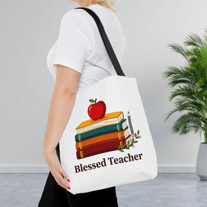 Blessed Teacher Tote Bag — All-over Print Gift - Bags