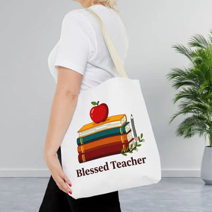 Blessed Teacher Tote Bag — All-over Print Gift - Bags