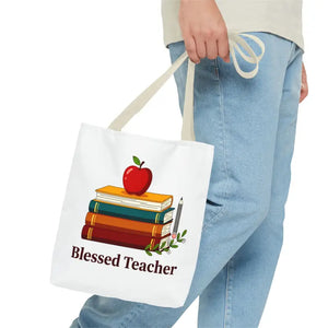 Blessed Teacher Tote Bag — All-over Print Gift - Bags