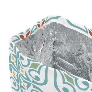 Vibrant Blocks Pattern Lunch Bag - Polyester - Dipaliz - Bags
