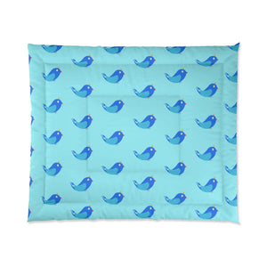 Blue Birds Quilt – Eco-friendly Women’s Clothing - Dipaliz - Quilts & Comforters