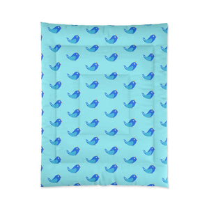 Blue Birds Quilt – Eco-friendly Women’s Clothing - Dipaliz - Quilts & Comforters