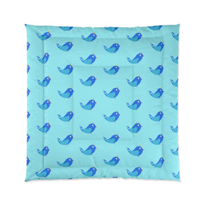 Blue Birds Quilt – Eco-friendly Women’s Clothing - Dipaliz - Quilts & Comforters