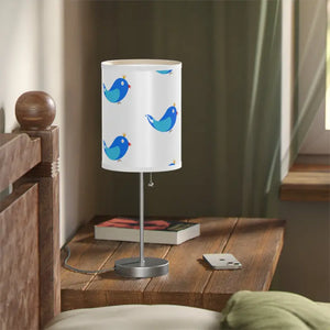 Home Decor - Blue Birds Steel Lamp Modern Lifestyle Products Online Dipaliz White / Silver / one Size