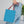 Blue Geometric Print Tote Bag - Stylish Everyday - Dipaliz - Bags