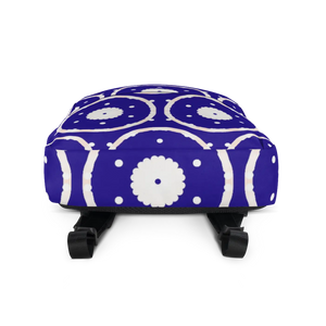 Trendy Blue Pattern Backpack - Water Resistant - Dipaliz - Backpacks