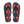 Blue and Red Flip Flops – Geometric Summer - Dipaliz - Slippers