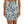 Floral Blue Roses Women’s Mini Skirt - Stretch Pencil - Dipaliz - Skirts - Xs
