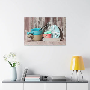 Vibrant Egg Bowls Canvas - Semi Glossy Finish - Dipaliz - Posters Prints & Visual Artwork