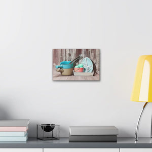 Vibrant Egg Bowls Canvas - Semi Glossy Finish - Dipaliz - Posters Prints & Visual Artwork