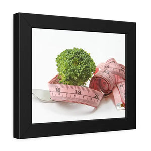 Broccoli with Measuring Tape Framed Paper Posters - Prints & Visual Artwork