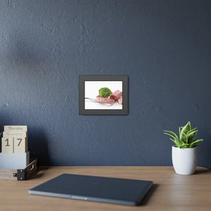 Broccoli with Measuring Tape Framed Paper Posters - Prints & Visual Artwork