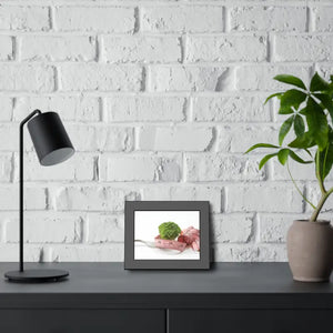 Broccoli with Measuring Tape Framed Paper Posters - Prints & Visual Artwork