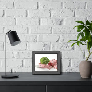 Broccoli with Measuring Tape Framed Paper Posters - Prints & Visual Artwork