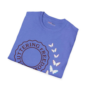 Soft Cotton Butterfly T-shirt - Fluttering Freedom - Dipaliz - T-shirts - s