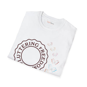 Soft Cotton Butterfly T-shirt - Fluttering Freedom - Dipaliz - T-shirts - s