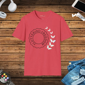 Soft Cotton Butterfly T-shirt - Fluttering Freedom - Dipaliz - T-shirts - s