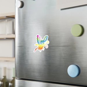 Whimsical Butterfly Kiss Cut Vinyl Decals - Dipaliz - Decorative Stickers