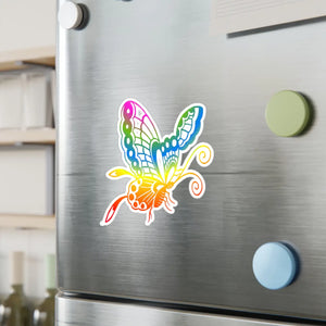 Whimsical Butterfly Kiss Cut Vinyl Decals - Dipaliz - Decorative Stickers