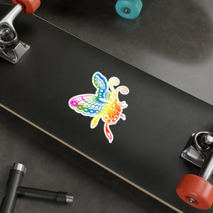 Whimsical Butterfly Kiss Cut Vinyl Decals - Dipaliz - Decorative Stickers
