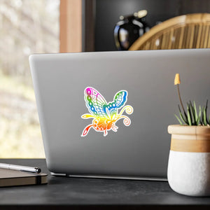 Whimsical Butterfly Kiss Cut Vinyl Decals - Dipaliz - Decorative Stickers