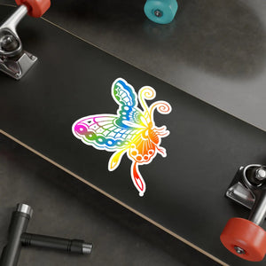 Whimsical Butterfly Kiss Cut Vinyl Decals - Dipaliz - Decorative Stickers