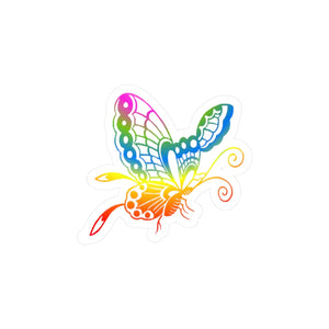 Whimsical Butterfly Kiss Cut Vinyl Decals - Dipaliz - Decorative Stickers
