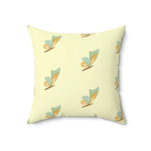 Whimsical Butterfly Throw Pillow - Polyester Square - Dipaliz - Pillows
