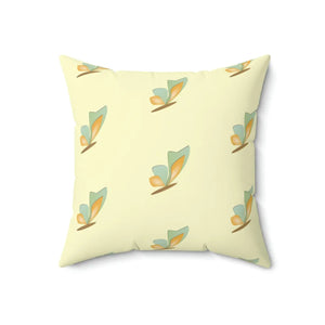 Whimsical Butterfly Throw Pillow - Polyester Square - Dipaliz - Pillows
