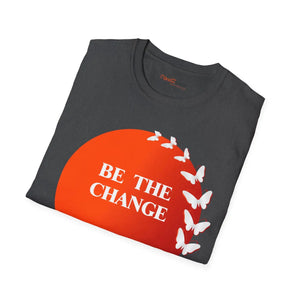 Soft Butterfly T-shirt - be the Change Cotton Tee - Dipaliz - T-shirts - s