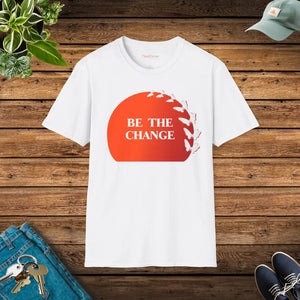 Soft Butterfly T-shirt - be the Change Cotton Tee - Dipaliz - T-shirts - s