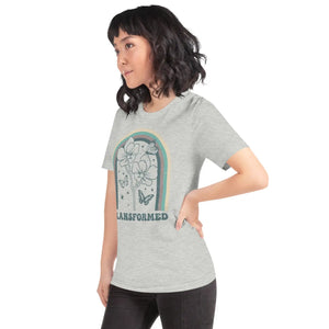 Sustainable Unisex t Shirt Flowers with Butterflies - Dipaliz - T-shirts - s