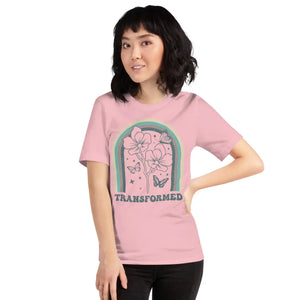 Sustainable Unisex t Shirt Flowers with Butterflies - Dipaliz - T-shirts - s