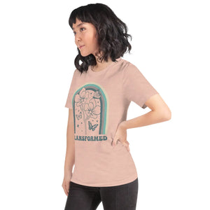 Sustainable Unisex t Shirt Flowers with Butterflies - Dipaliz - T-shirts - s