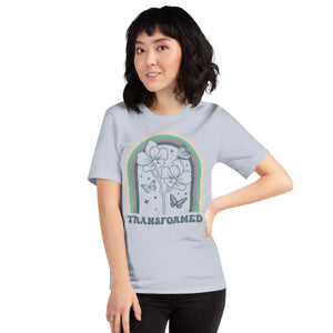 Sustainable Unisex t Shirt Flowers with Butterflies - Dipaliz - T-shirts - s