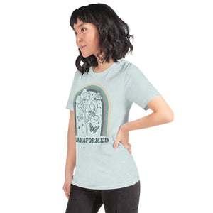 Sustainable Unisex t Shirt Flowers with Butterflies - Dipaliz - T-shirts - s