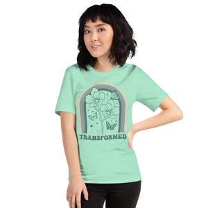 Sustainable Unisex t Shirt Flowers with Butterflies - Dipaliz - T-shirts - s
