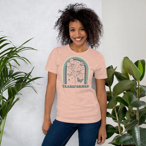 Sustainable Unisex t Shirt Flowers with Butterflies - Dipaliz - T-shirts - s