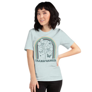 Sustainable Unisex t Shirt Flowers with Butterflies - Dipaliz - T-shirts - s