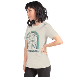 Sustainable Unisex t Shirt Flowers with Butterflies - Dipaliz - T-shirts - s