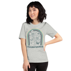 Sustainable Unisex t Shirt Flowers with Butterflies - Dipaliz - T-shirts - s