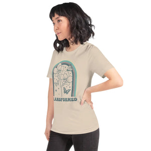 Sustainable Unisex t Shirt Flowers with Butterflies - Dipaliz - T-shirts - s