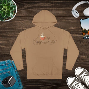 Cozy Cappuccino Unisex Hooded Sweatshirt - Dipaliz - Hoodies - Xs