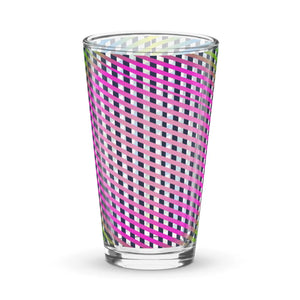 Chic Shaker Pint Glass - Modern 16 Oz Drinkware - Dipaliz - Beer Glasses